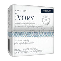 Ivory Original Soap Bath Bar - 4 Oz, 4 Ea