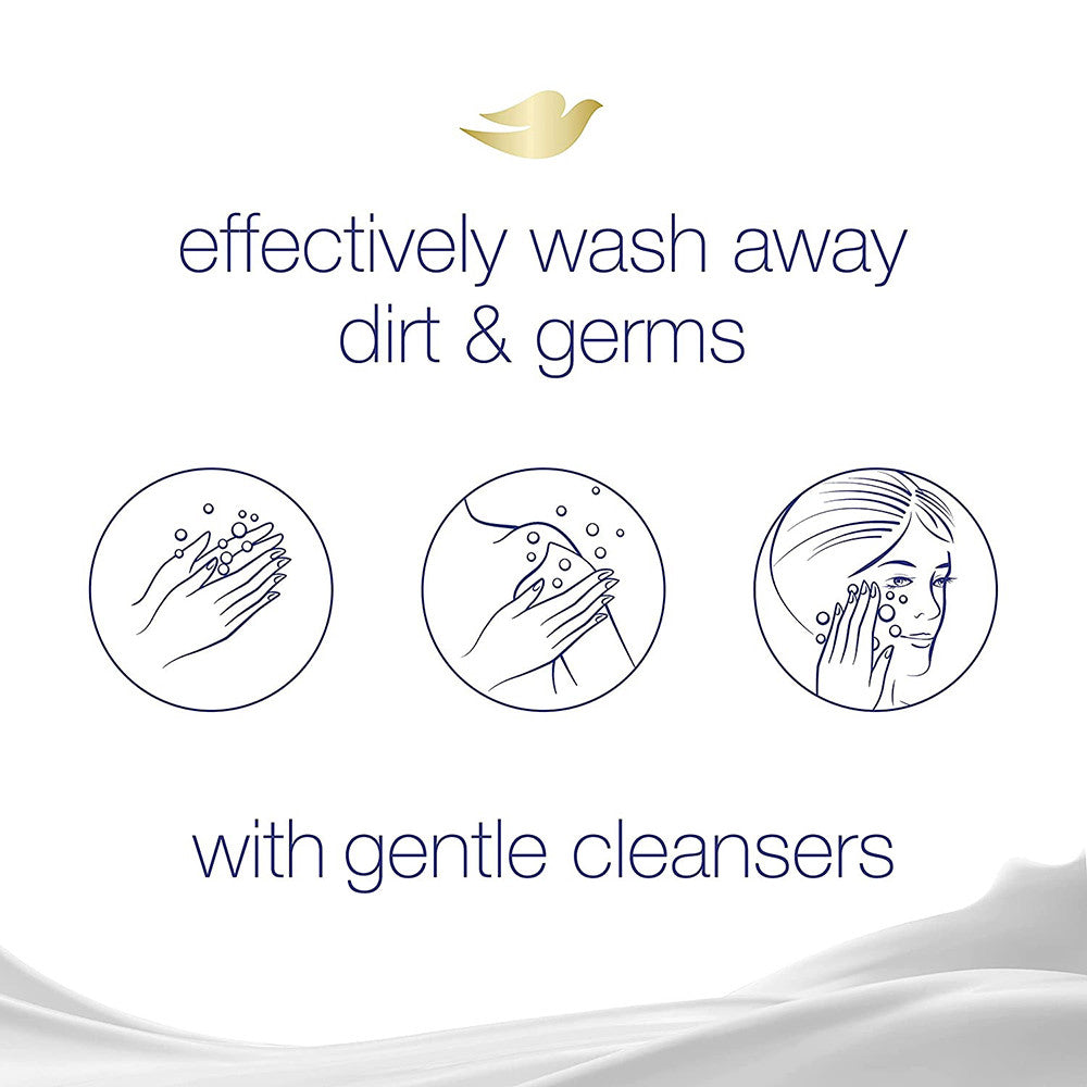 Dove Go Fresh Rejuvenate Beauty Moisturizing for Gentle Soft Skin Care Bar Soap, 3.75 Oz, 6 Ea