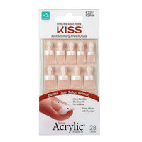 Kiss Salon Acrylic French Nail Kit, Pet Peeve, 28 Ea