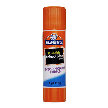 Elmer's Disappearing Purple School Glue Sticks, 6 Count
