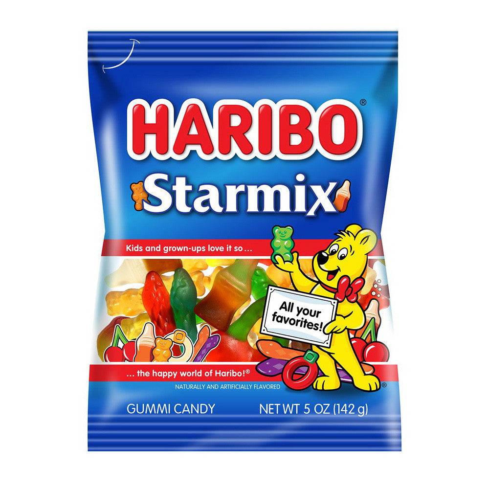 Haribo Star Mix Gummi Candy Assorted, 5 Oz
