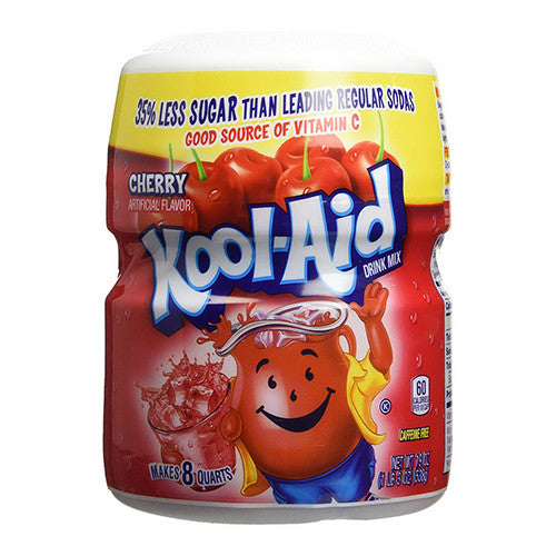 Kool Aid Drink Mix Sugar Sweetened Cherry, 19 Oz
