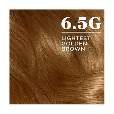 Clairol Nice N Easy Permanent Hair Color 6.5G Lightest Golden Brown, 1 Kit