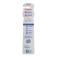 Colgate Manual Toothbrush with Tongue and Cheek Cleaner, Medium, 2 Ct