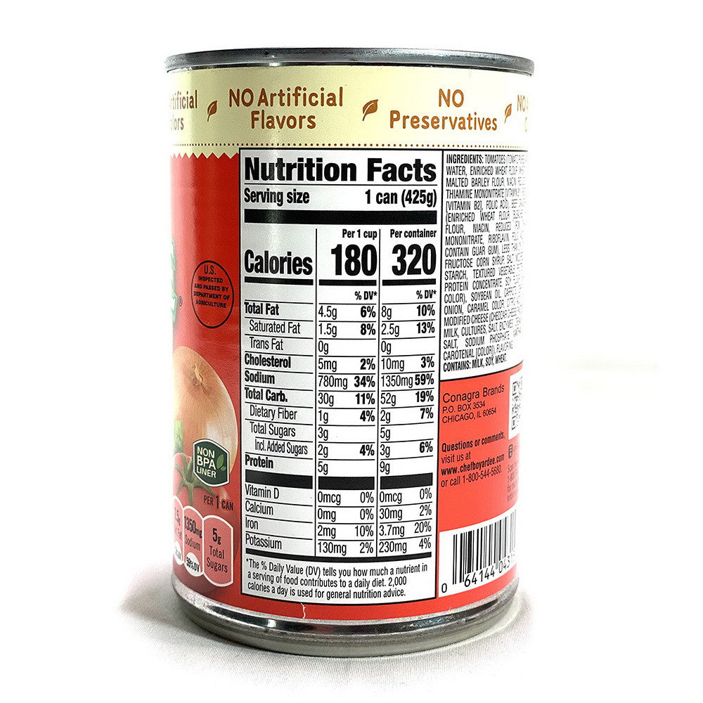 Chef Boyardee Beef Ravioli in Tomato and Meat Sauce, 15 Oz