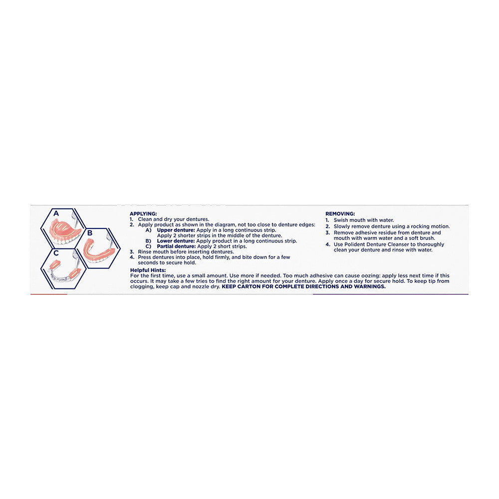 Poligrip Cushion and Comfort Denture Adhesive Cream - 2.2 Oz