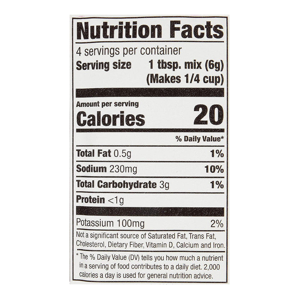 McCormick 30% Less Sodium Brown Gravy Mix, 0.87 Oz