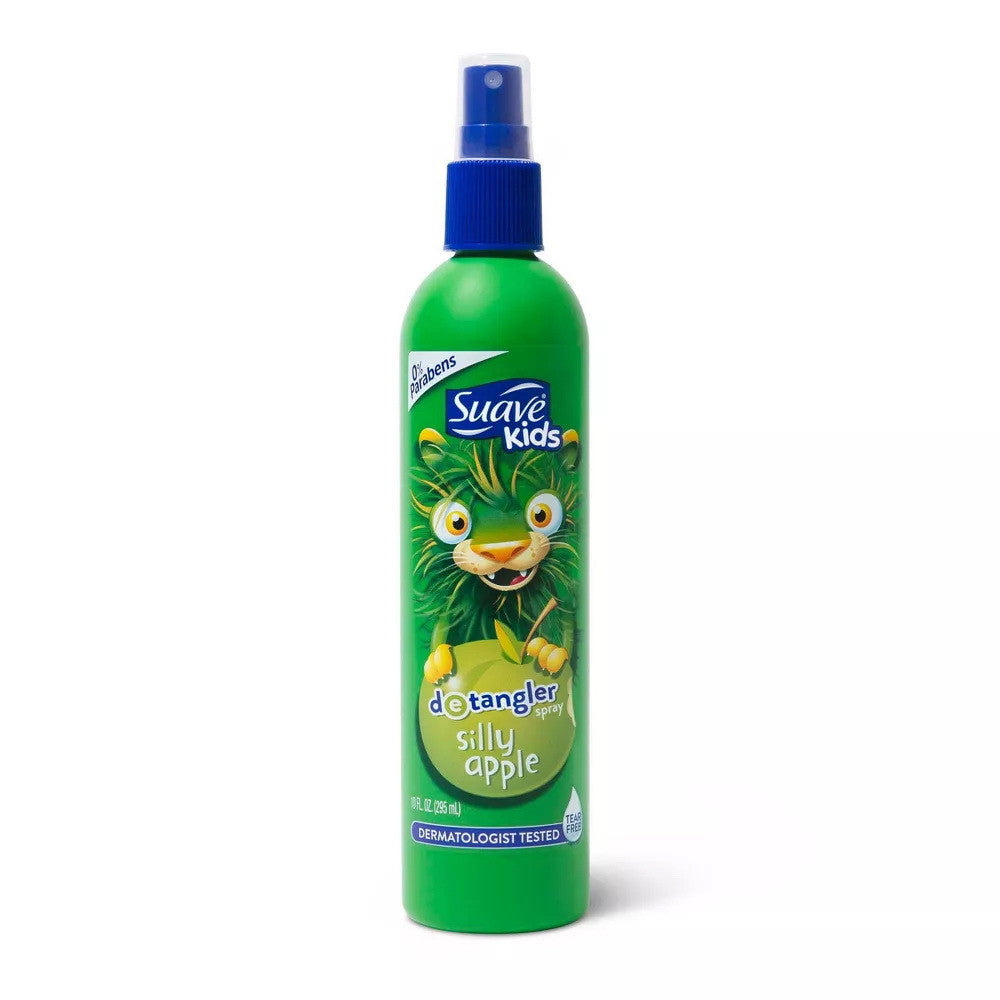 Suave Kids Detangler Spray For Tear-Free Styling Silly Apple, 10 Oz
