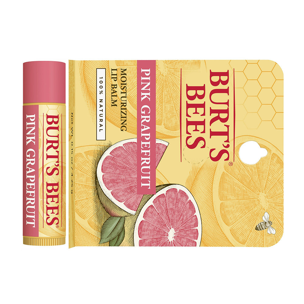 Burts Bees Lip Balm Pink Grapefruit Blister, 0.15 Oz