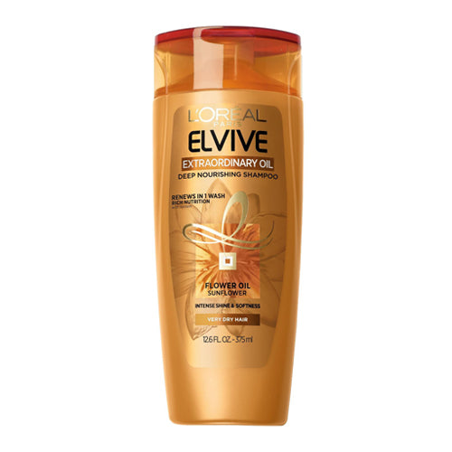 Loreal Paris Elvive Extraordinary Oil, Deep Nourishing Hair Shampoo, 12.6 Oz