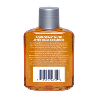 Aqua Velva Musk After Shave Cologne, Firms and Tones, 3.5 Oz