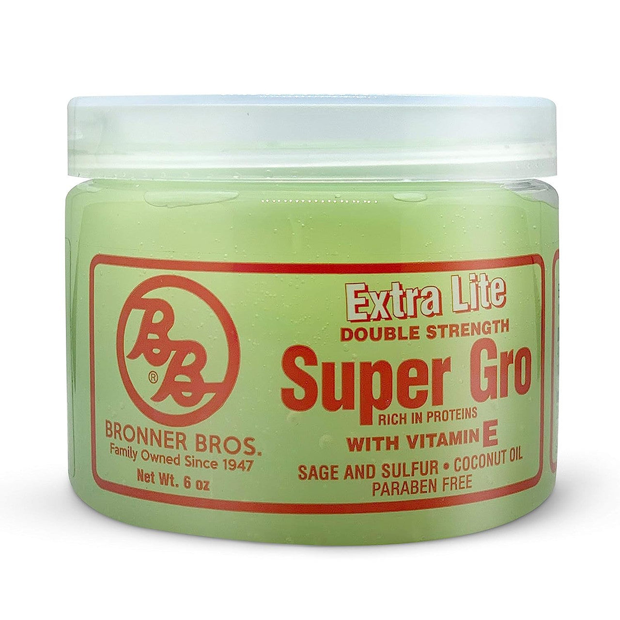 Bronner Brothers Double Strength Super Gro Treatment with Vitamin E, 6 Oz