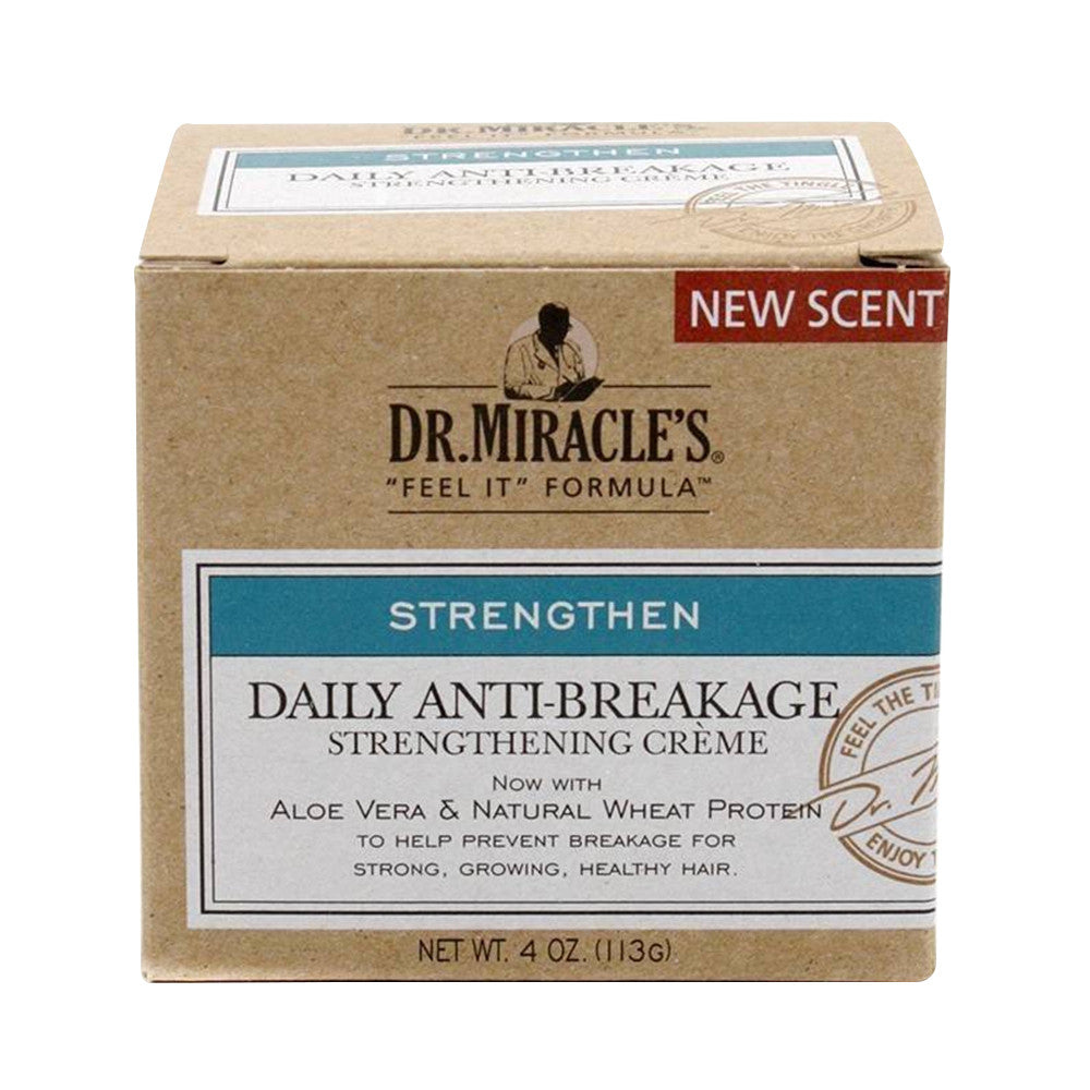 Dr.Miracles Anti-Breakage Hair Strengthening Creme, 4 Oz