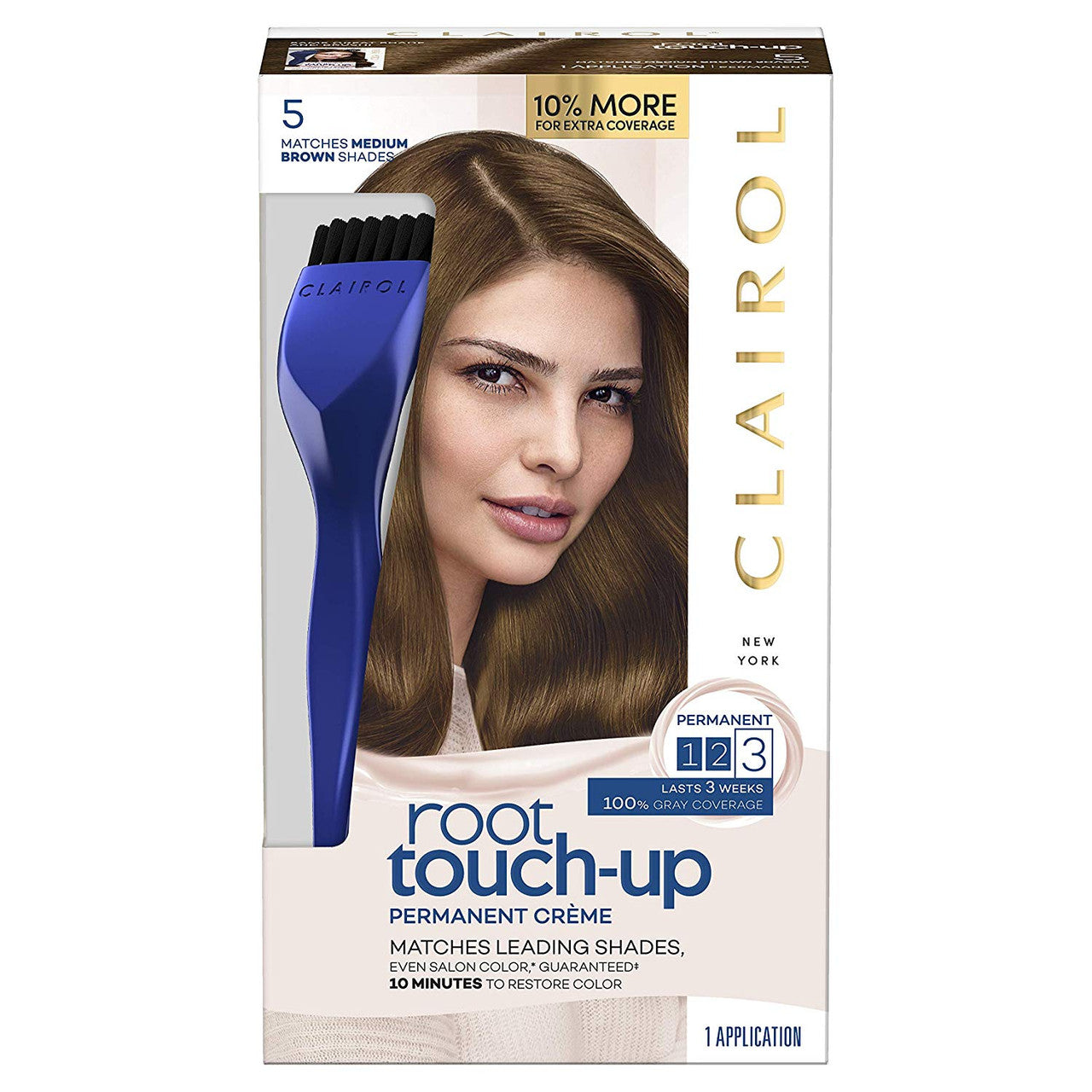 Clairol Nice n Easy Root Touch Up Color, 5 Medium Brown, 1 kit