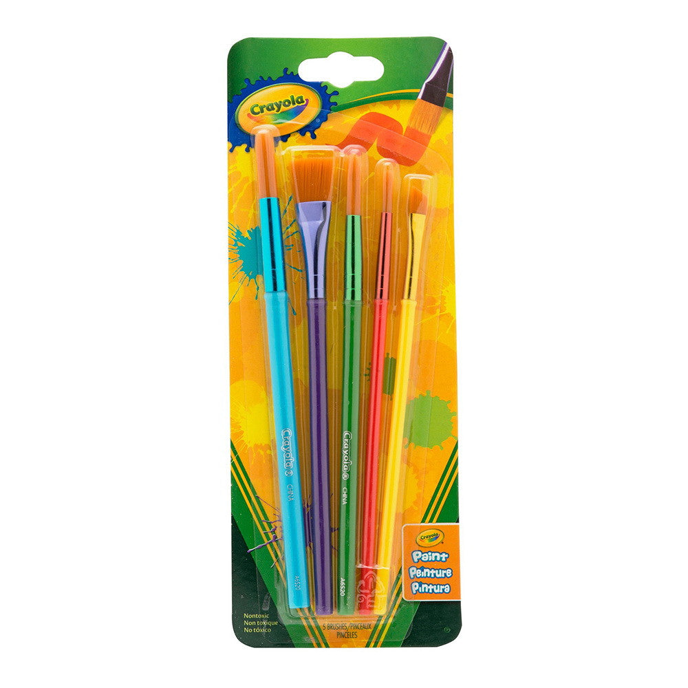 Crayola Arts And Craft Brushes, Assorted 1 ea