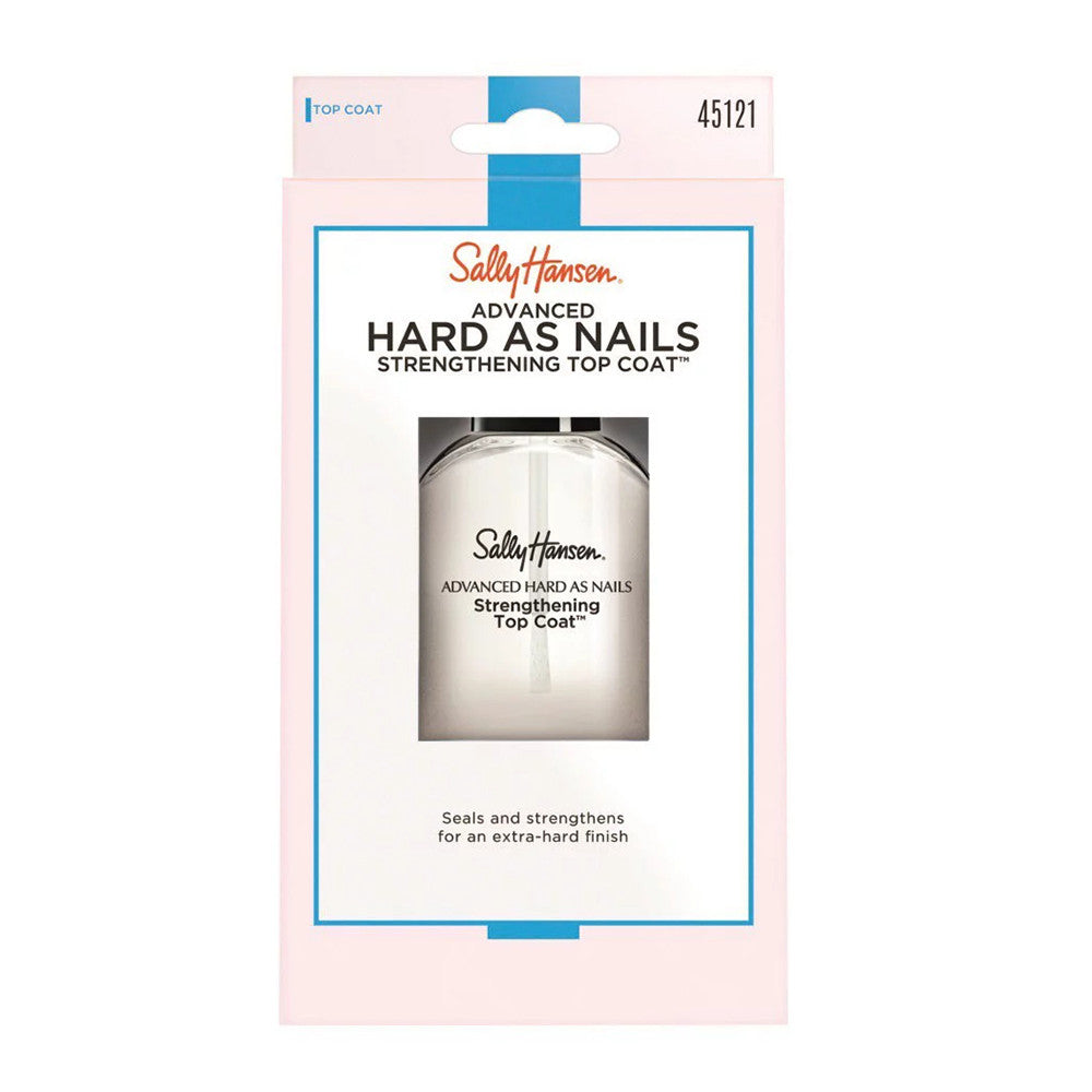 Sally Hansen Advanced Hard As Nails Strengthening Top Coat, 0.45 Oz