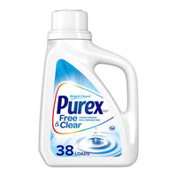 Purex Liquid Laundry Detergent Free & Clear - 50 Oz