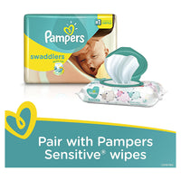 Pampers Swaddlers Diapers, Soft and Absorbent, Size 3, 26 Ct