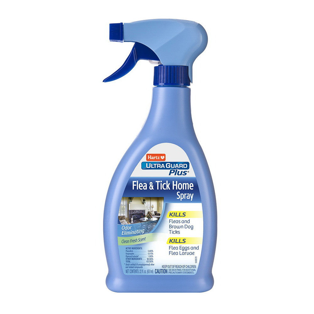 Hartz UltraGuard Plus Flea & Tick Home Spray Clean Fresh Scent, 16 Oz
