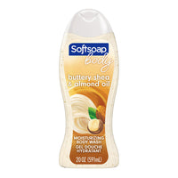 Softsoap Moisturizing Body Wash, Shea And Almond Oil, 20 Oz