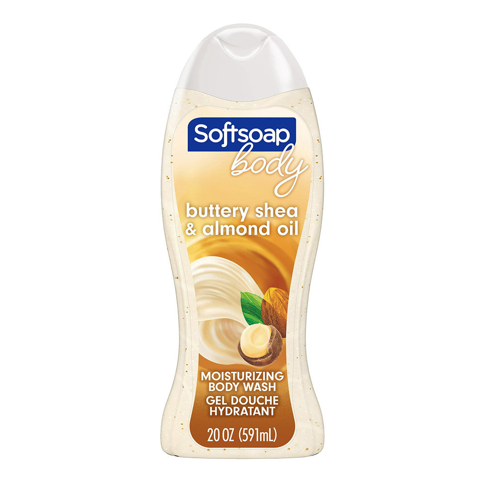 Softsoap Moisturizing Body Wash, Shea And Almond Oil, 20 Oz