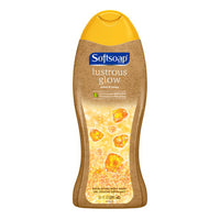 Softsoap Lustrous Glow Exfoliating Body Wash Amber and Honey, 20 Oz