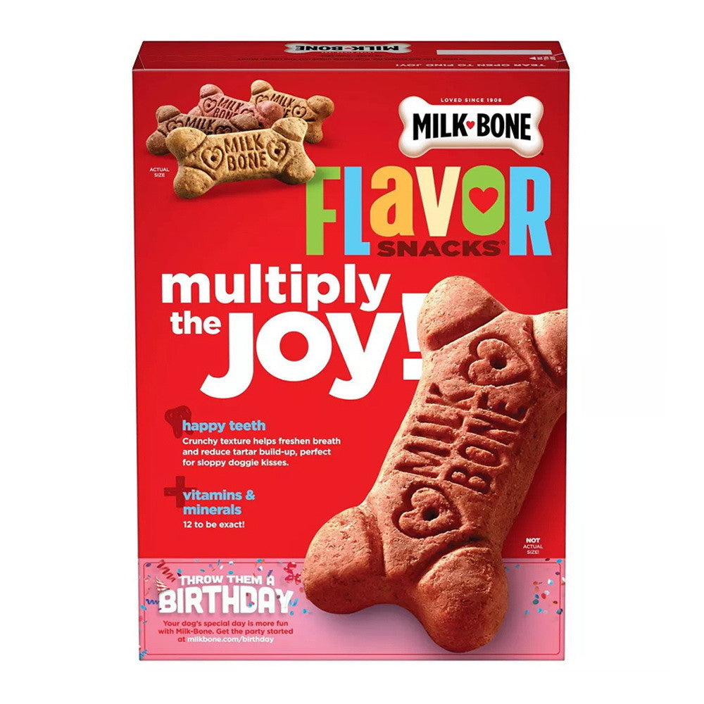 Milk-Bone Flavor Snacks Dog Biscuits Bacon - 24 Oz