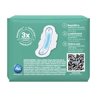 Always Ultra Thin Daytime Pads with Wings, Size 1 Regular Unscented, 22 Ct
