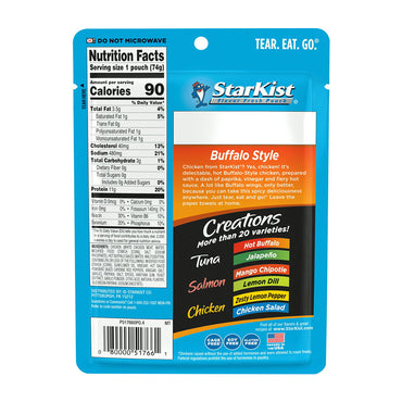 StarKist Chicken Creations Bold Buffalo Style Chicken, 2.6 Oz
