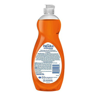 Palmolive Ultra Antibacterial Liquid Dish Soap, Orange Scent, 32.5 fl oz