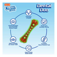 Hartz Chew-N-Clean with Dental Shield Bacon Flavor Durable Chew Toy, Large, 1 Ea