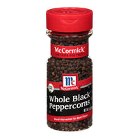 Mc Cormick Black Pepper Whole, 3.5 Oz