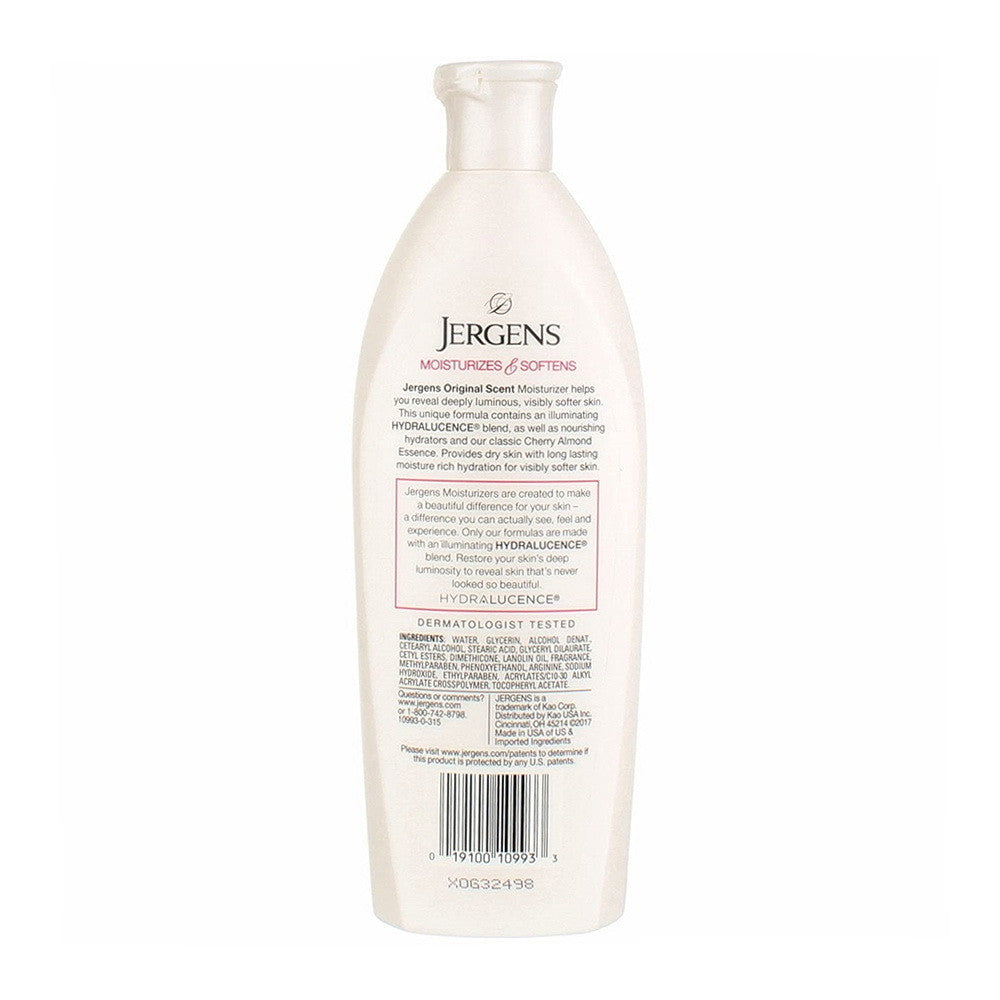 Jergens Moisturizer and Softness Original Scent, Cherry Almond, 10 Oz