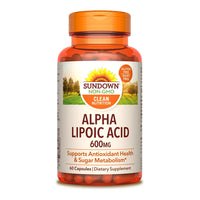Sundown Naturals Super Alpha Lipoic Acid 600 Mg Capsules - 60 Ea