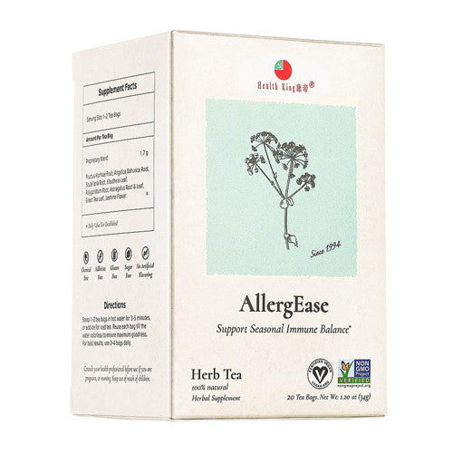 Health King Medicinal Teas Immune Balance AllergEase Herb Tea Bags, 20 Ea