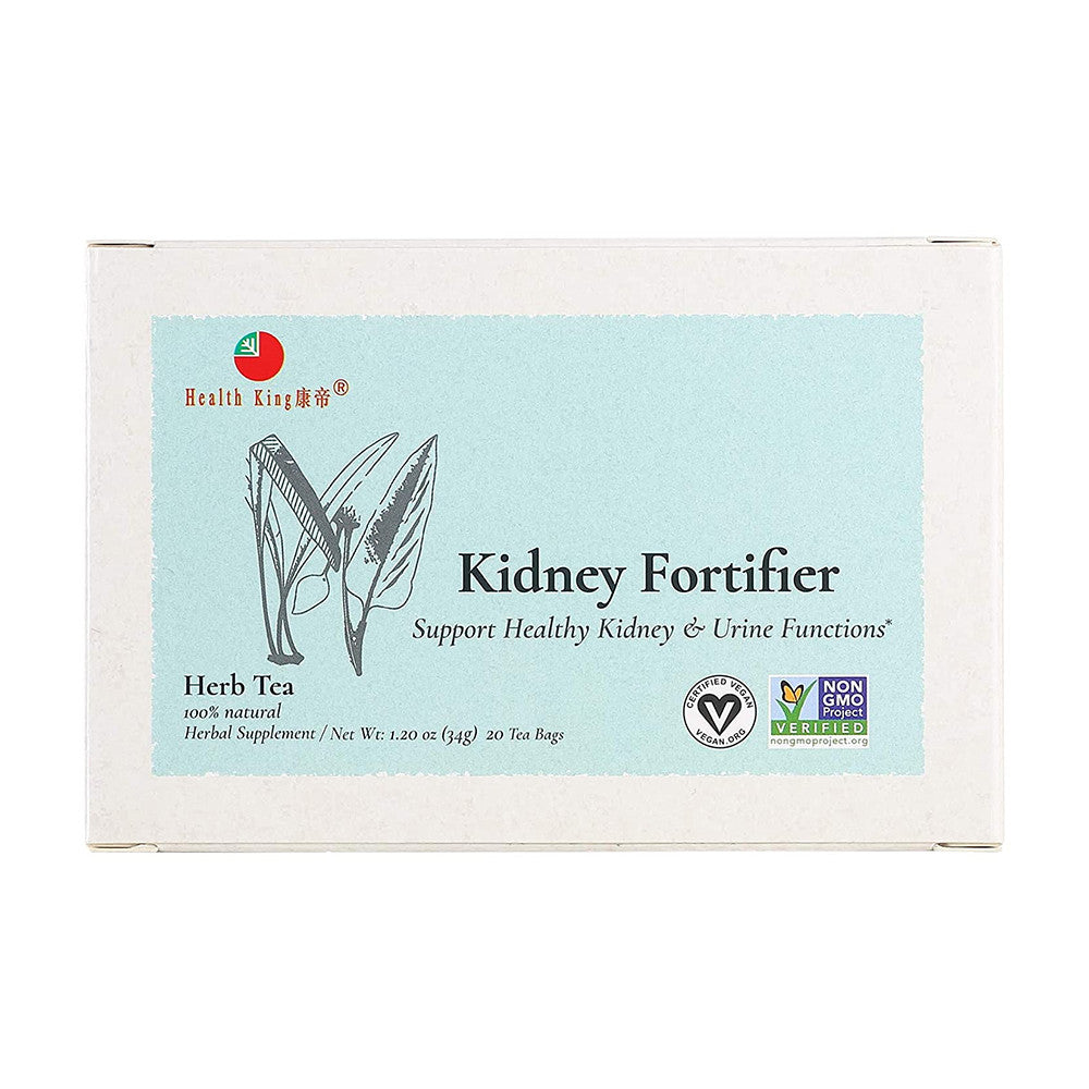 Health King Medicinal Teas Kidney Fortifier Herb Tea Bags, 20 Ea