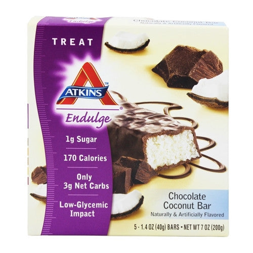 Atkins Endulge Chocolate Coconut Bar, 1.4 Oz - 5 Ea
