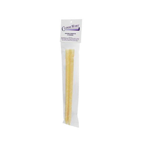 Cylinder Works Paraffin Natural Candles for Ear Candling and Relaxation 2Ea