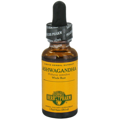 Herb Pharm Ashwagandha Whole Root, Liquid Hebal Extract - 1 Oz