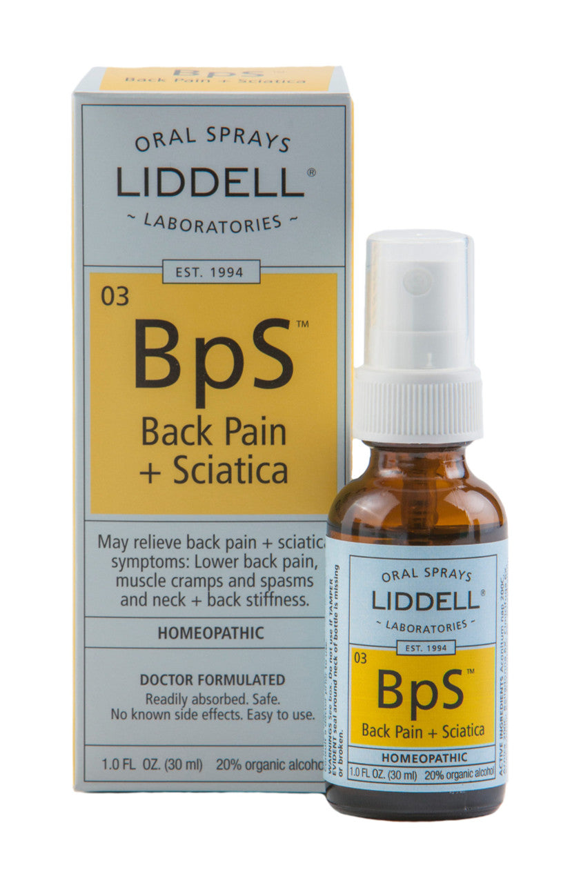 Liddell Laboratories Back Pain and Sciatica Homeopathic Oral Spray, 1 Oz