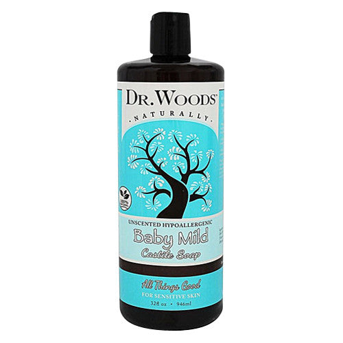 Dr. Woods Baby Mild Castile Soap With Organic Shea Butter, 32 Oz