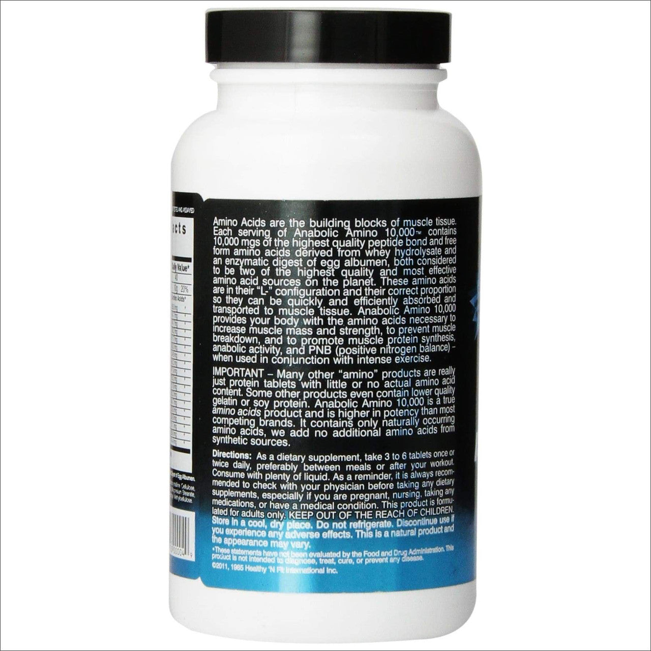 Healthy N Fit Anabolic Amino 10000 Tablets, 90 Ea