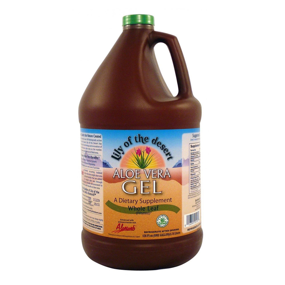 Lily Of The Desert Aloe Vera Gel Whole Leaf, 128 Oz