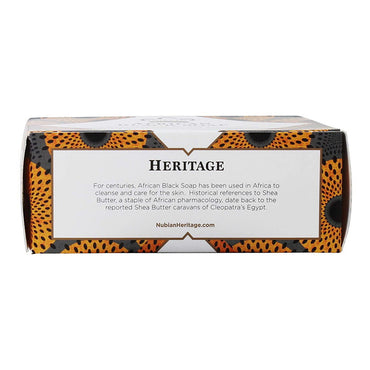 Nubian Heritage African Black Soap Detoxifying and Balancing Bar Soap, 5 Oz