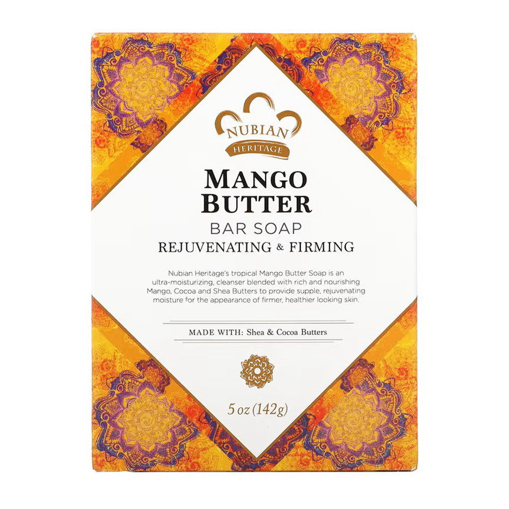 Nubian Heritage Mango Butter Bar Soap - 5 Oz