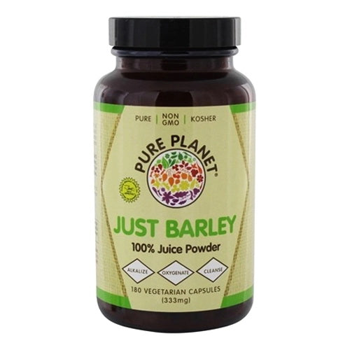 Pure Planet Just Barley 333 mg Of Vegetarian Capsules, 180 Ea