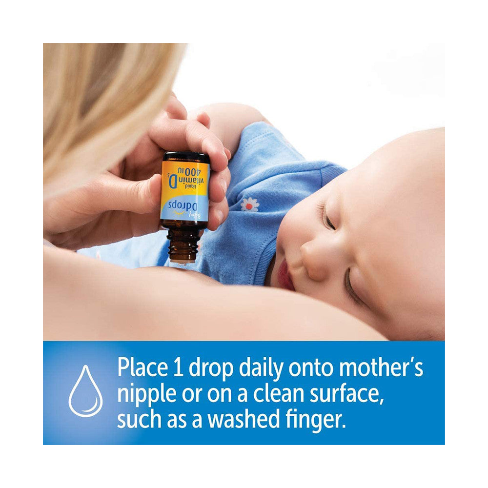 Ddrops Liquid Vitamin D3 400 Iu Drops For Infants - 0.08 Oz, 90 Drops