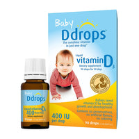 Ddrops Liquid Vitamin D3 400 Iu Drops For Infants - 0.08 Oz, 90 Drops