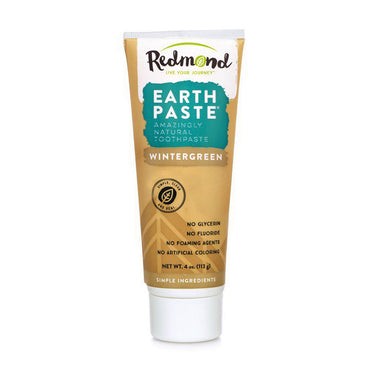 Redmond Earthpaste Amazingly Wintergreen Natural Toothpaste - 4 Oz