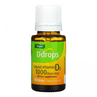 Ddrops Liquid Vitamin D2 1000 Iu Drops - 0.17 Oz, 180 Drops